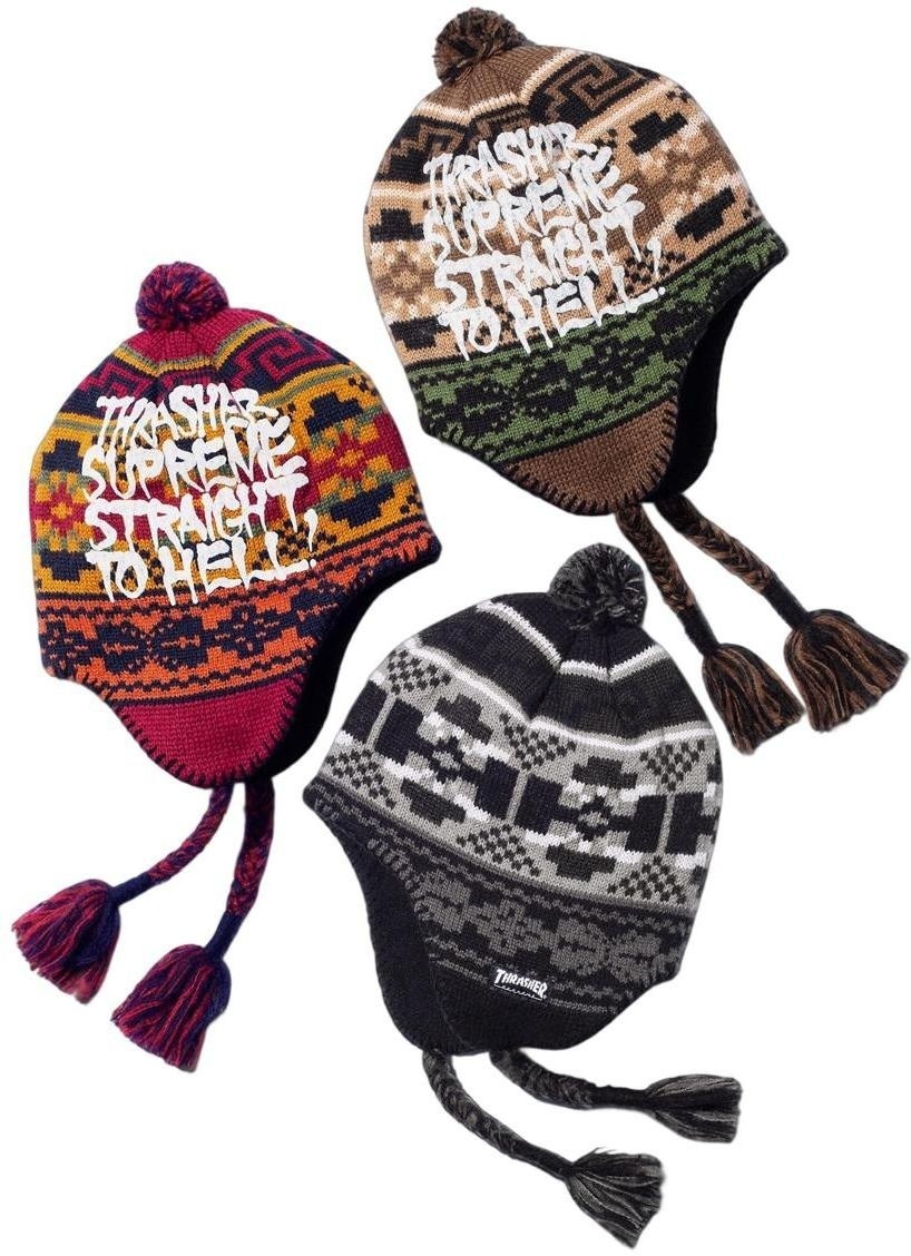 Supreme®/Thrasher® Earflap Beanie
